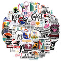 50 Pc Taekwondo Martial Arts Sticker Pack image 0