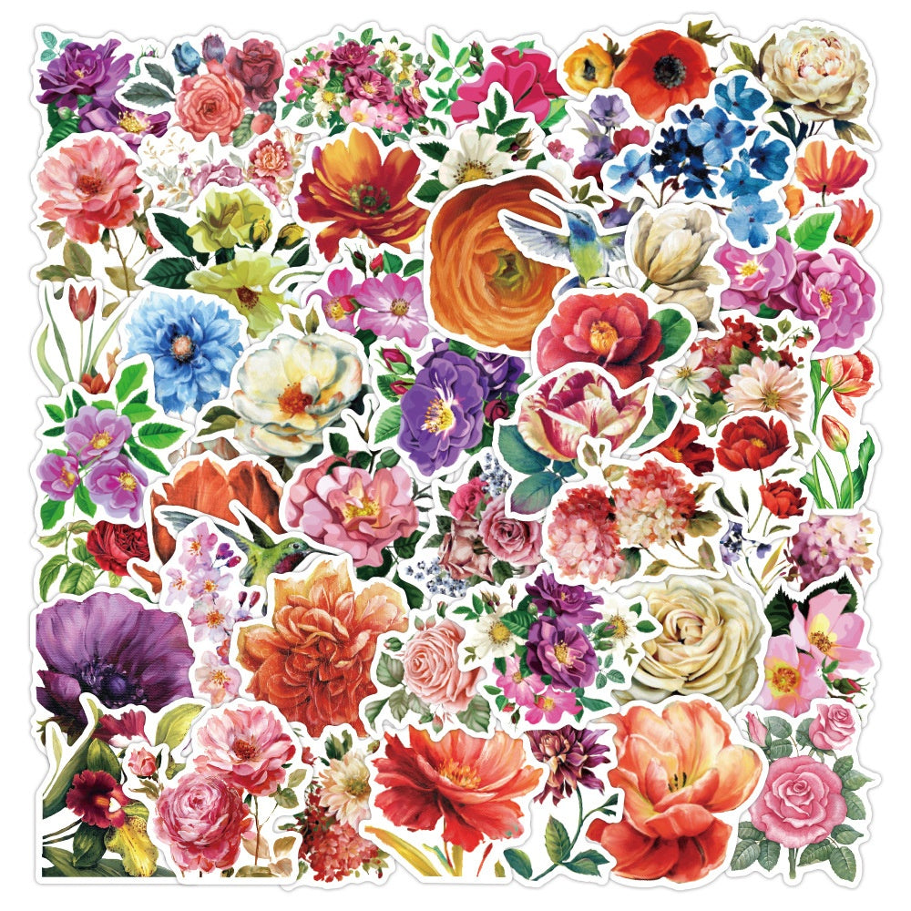 50 Pc Flowers Matte Pack image 0