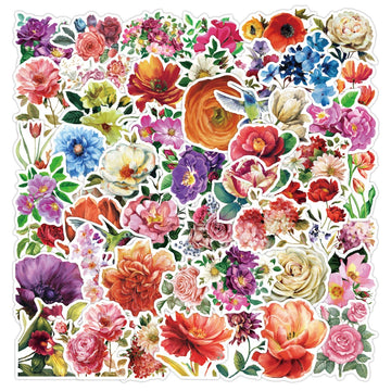 50 Pc Flowers Matte Pack image 0