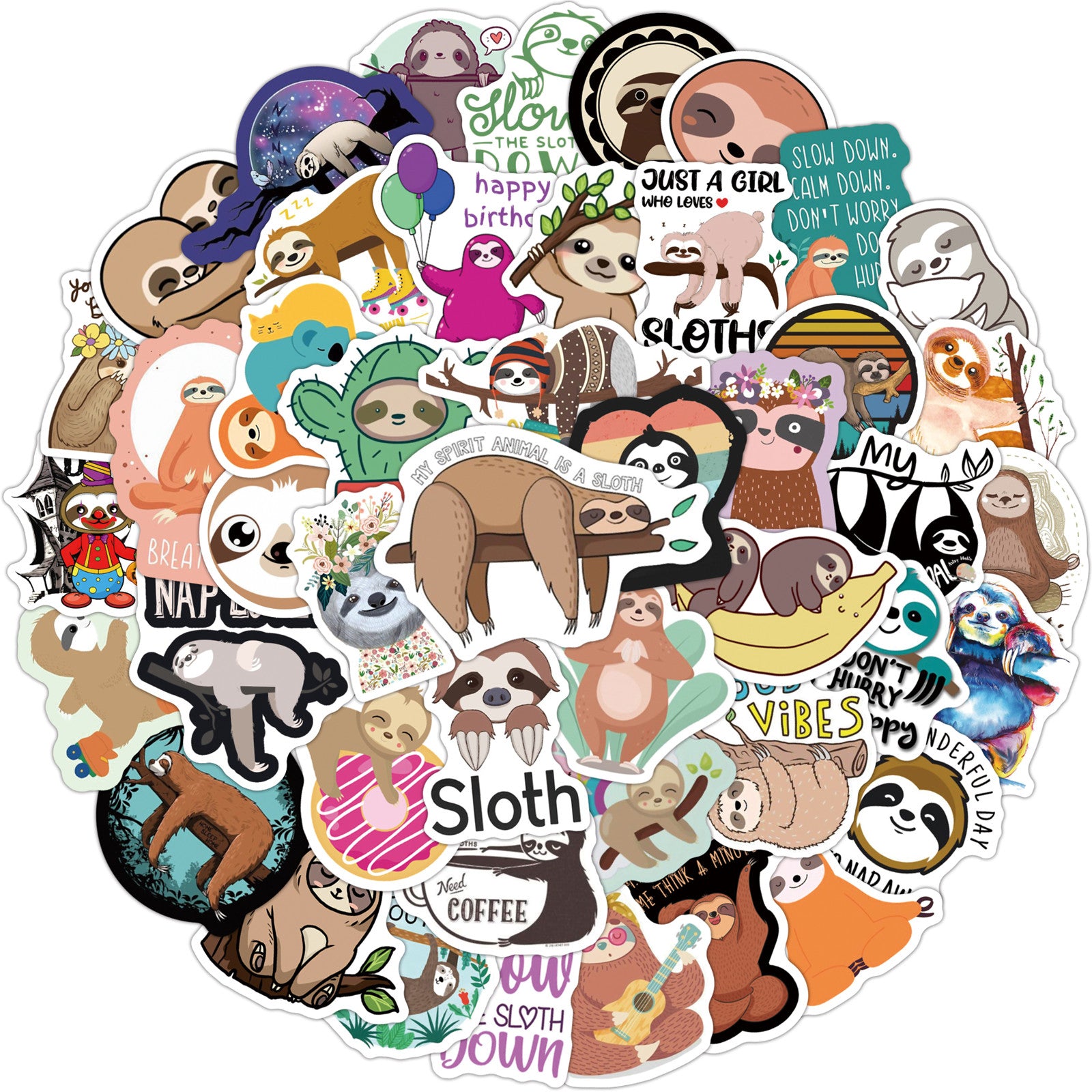 50 Pc Sloth Pack image 0