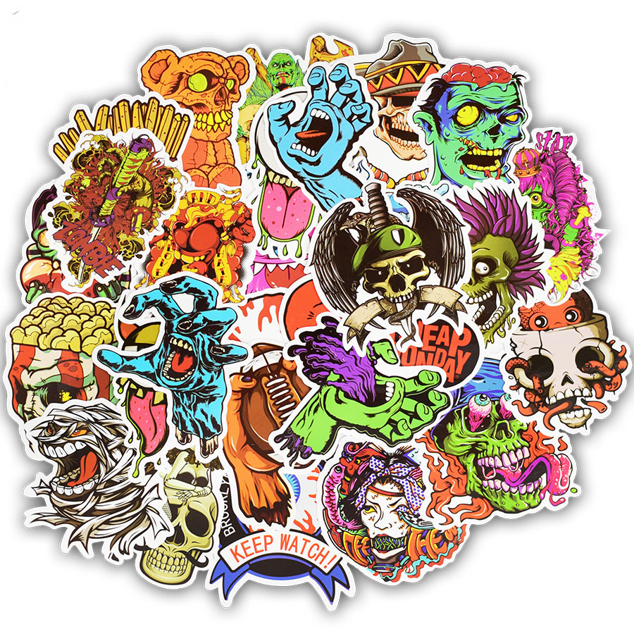 50 Pc Graffiti Horror Pack image 0