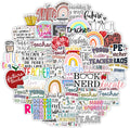 50 Pc Teacher Sticker Pack image 0