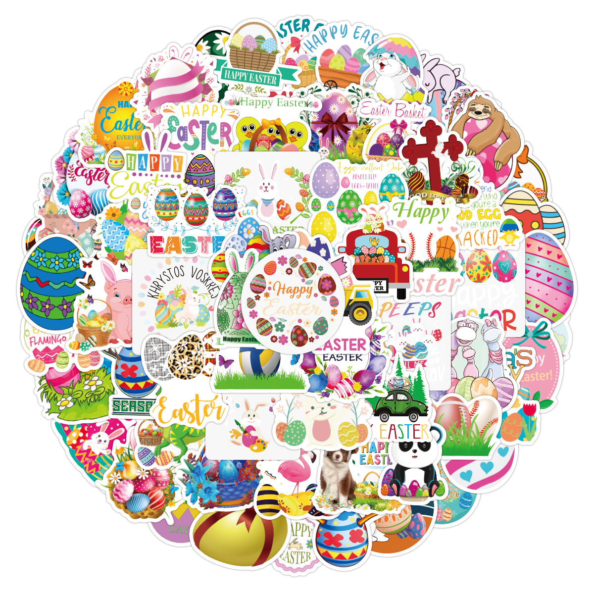 50 Pc Easter Sticker Pack image 0