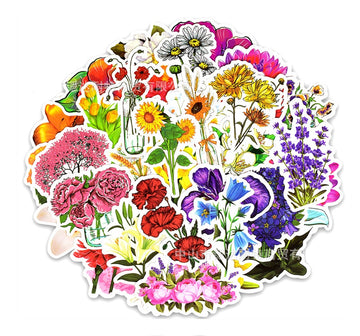 50 Pc VSCO Flowers Pack image 0