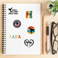 50 Pc Taekwondo Martial Arts Sticker Pack image 2