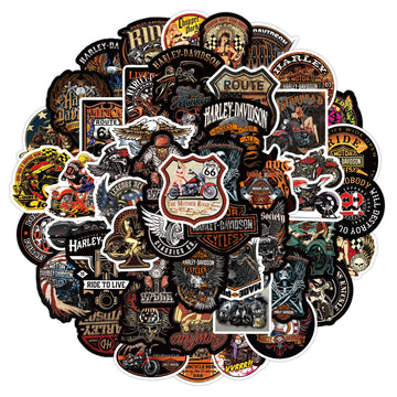 50 Pc Harley Motorcycle Pack image 0