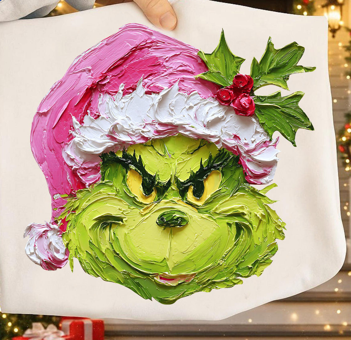 Watercolor Grinch Shirt