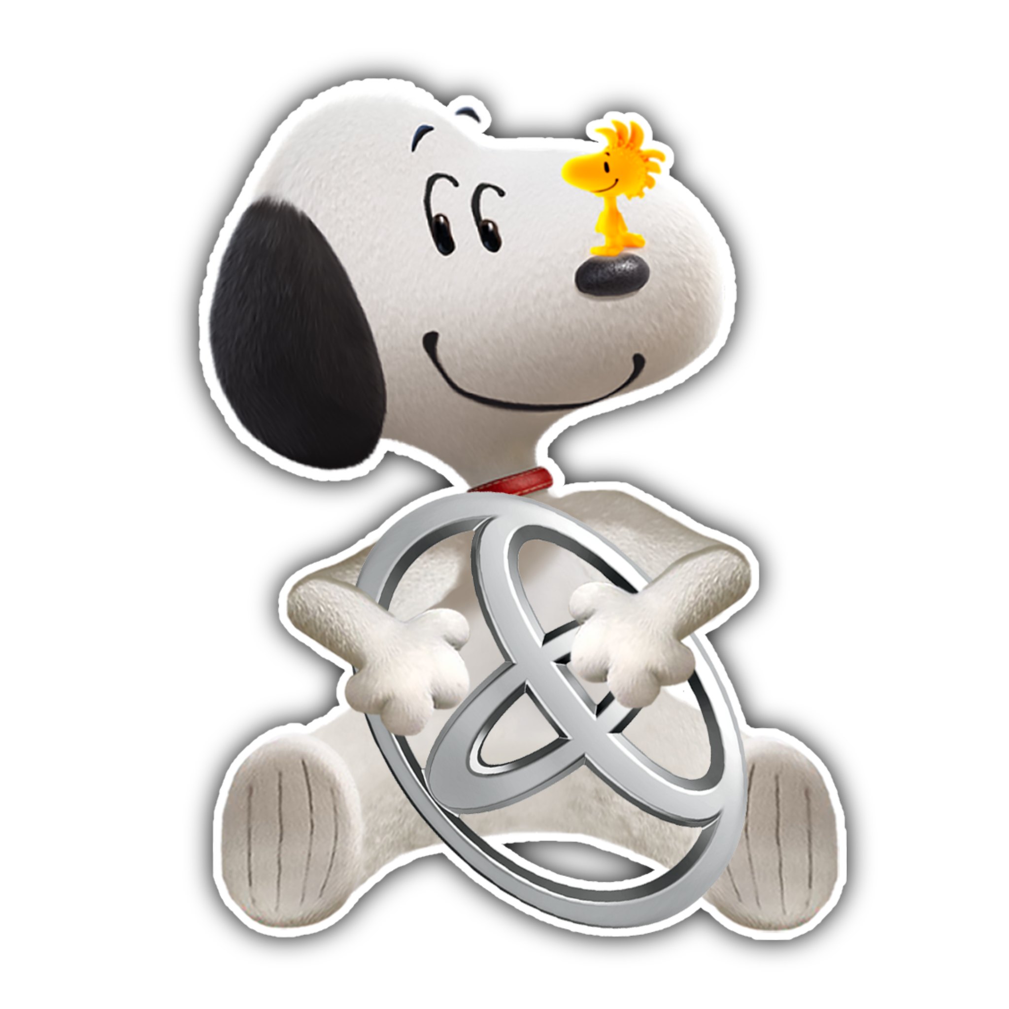 5" Snoopy Toyota Sticker image 0