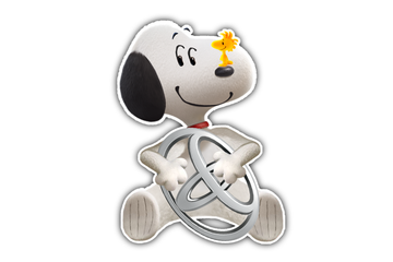 5" Snoopy Toyota Sticker image 0