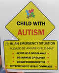 Child with Autism Sign Sticker image 0