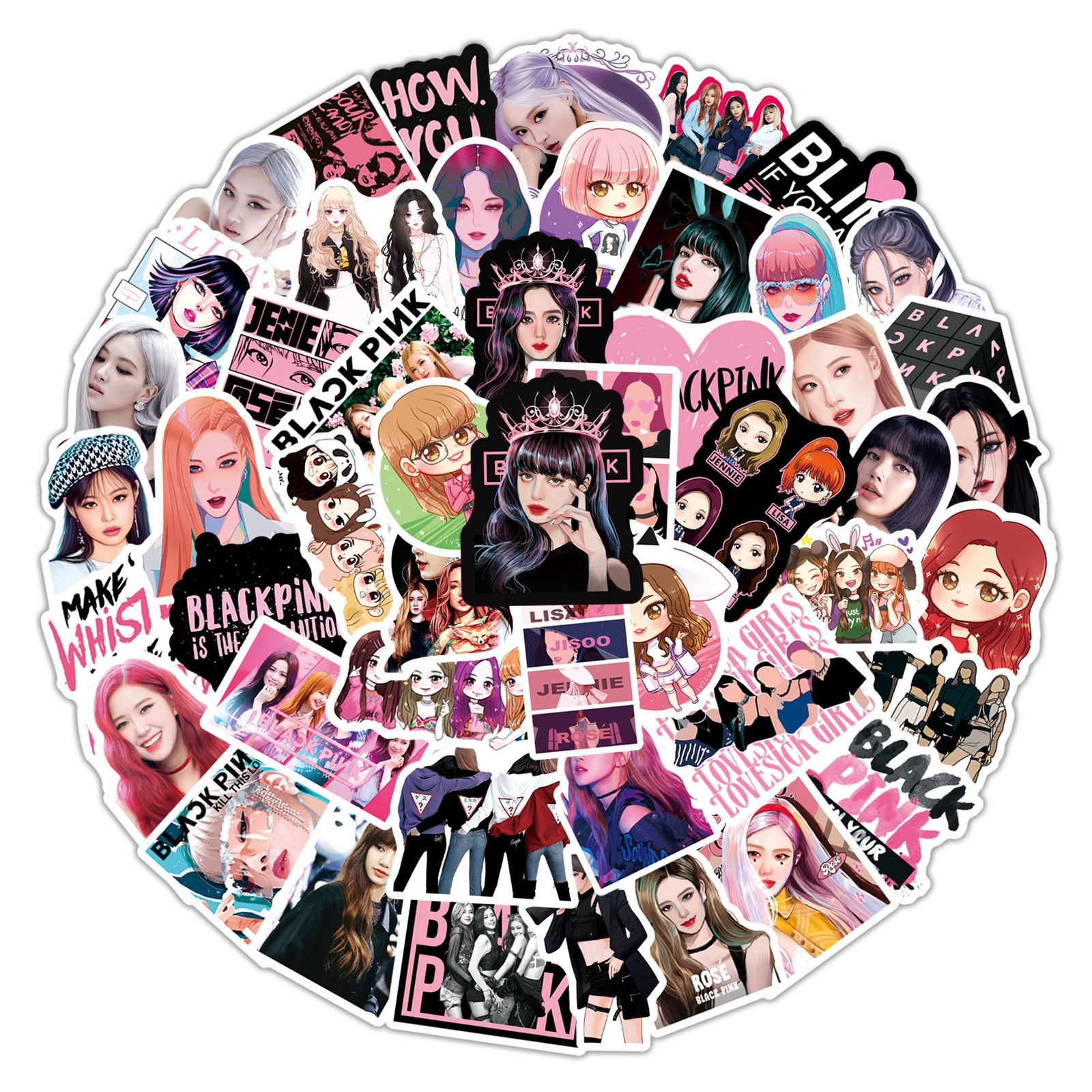 50 Pc Black Pink Pack image 0