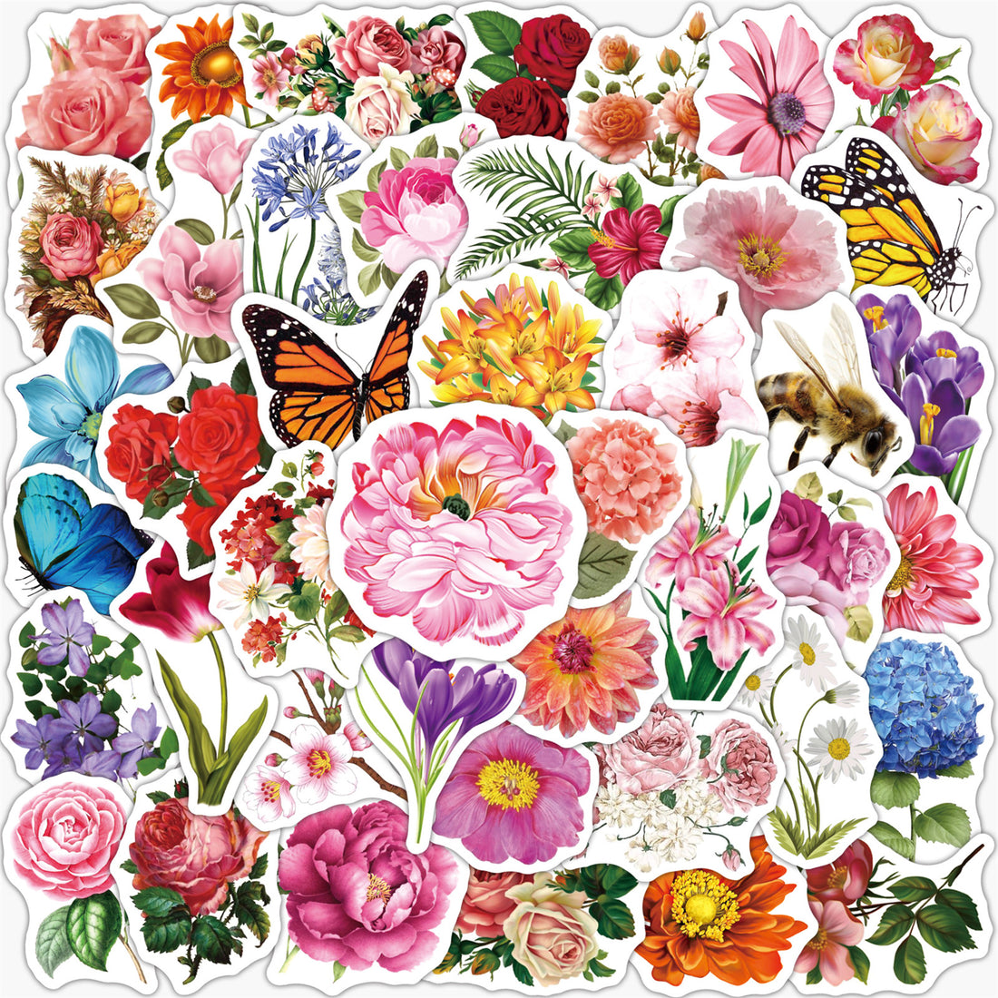 50 Pc Flowers Gloss Pack image 0