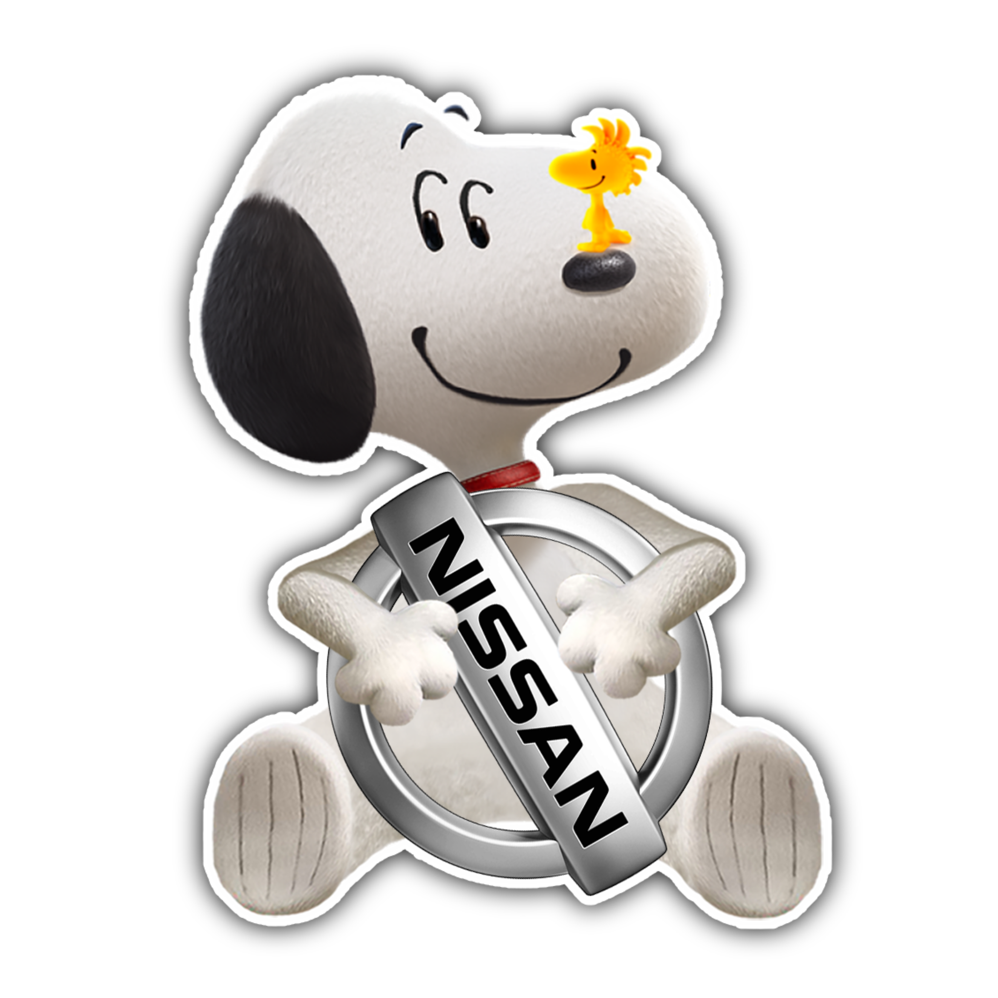 5" Snoopy Nissan Sticker image 0