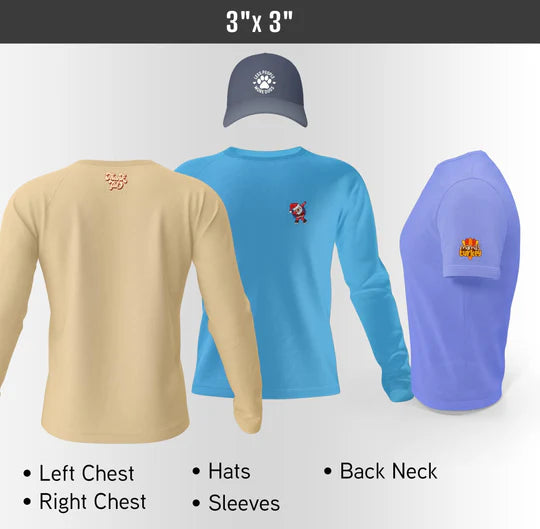 DTF Transfers By Size