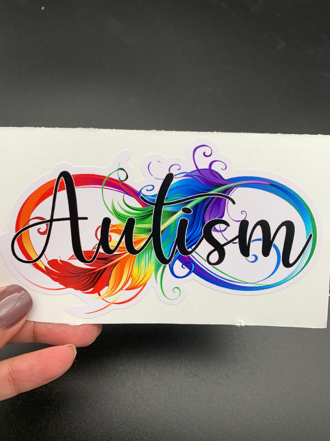 Autism Feather Infinity Sticker image 0