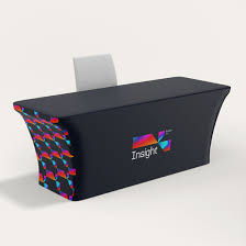 Custom Stretch Table Cover – Fitted Event Display